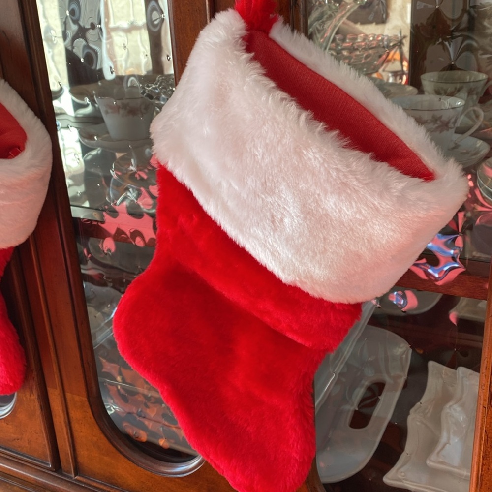 Fuzzy stockings - lot of 2 - Picture 2 of 4